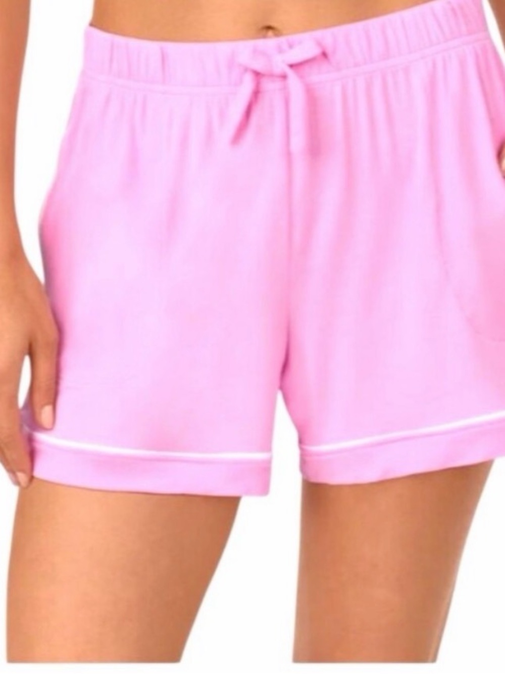 3 Room Service -Women's Navy, Floral, and Pink Lounge/ PJ Shorts - Large - Picture 3 of 10